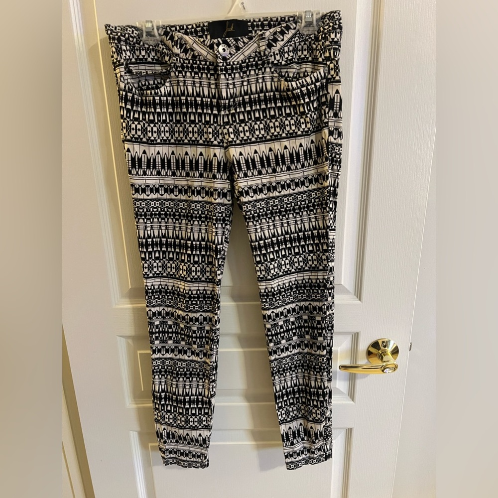 2010s patterned skinny pants - Jack. By BB Dakota- size 10